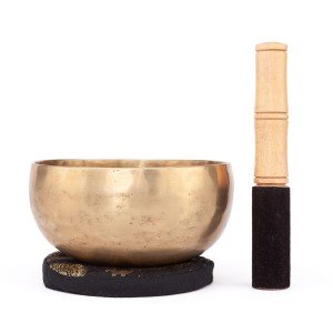 Tibetische Klangschale „Singing Bowl“ von bodhi, ca. 770 g, Ø 15 cm